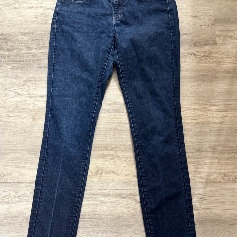 LOFT Dark Blue Skinny Jeans
